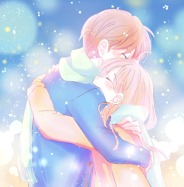 Couple Embracing In Winter In The Snow Stock Illustration - Download Image Now - 20-29 Years, Adult, Adults Only - iStock Couple Embracing In Winter In The Snow Stock Illustration - Download Image Now - 20-29 Years, Adult, Adults Only - iStock