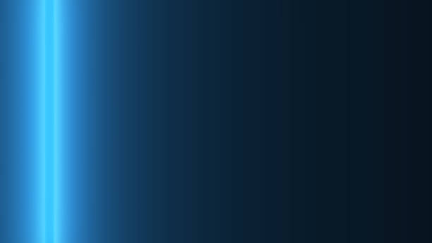 istock Blue and black neon abstract ligth beam 1441823921