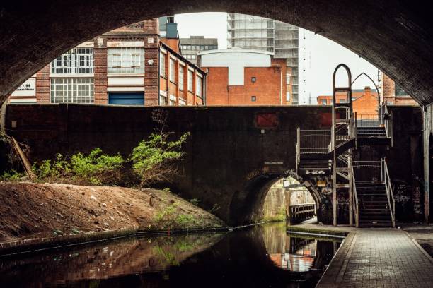 istock Birmingham canal view taken from below 1441832933