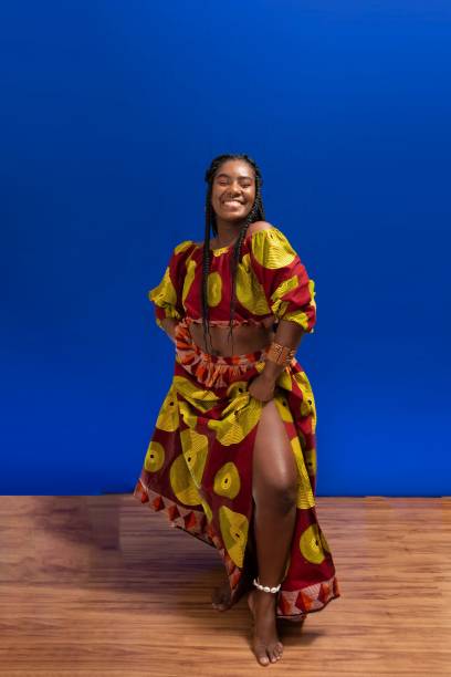 istock woman dressed in African style 1441833563