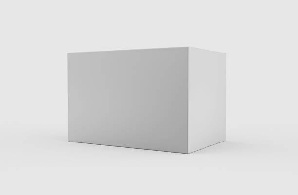 istock 3D rendering of a blank box isolated on a white background with a space for a text 1441834855
