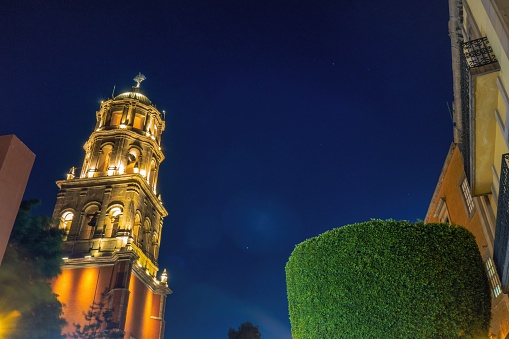 A Temple of San Francisco de Asis in Queretaro, Mexico