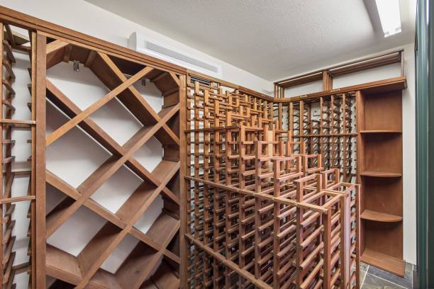 istock Wine cellar and liquor storing room in a mansion 1441839392