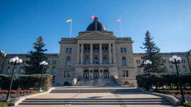 istock Saskatchewan Legislative Building under the sunlight and a blue sky in Regina, Canada 1441840999