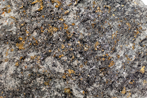 galena metallic ore mineral sample, a rare earth mineral