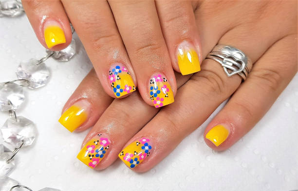 istock Professional manicure with gel nails painted 1441842869