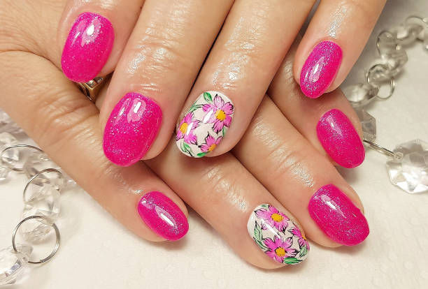 istock Professional manicure with gel nails painted 1441842873