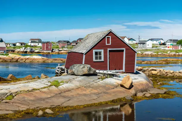 Photo of Crooked Newfoundland Fishing Shed