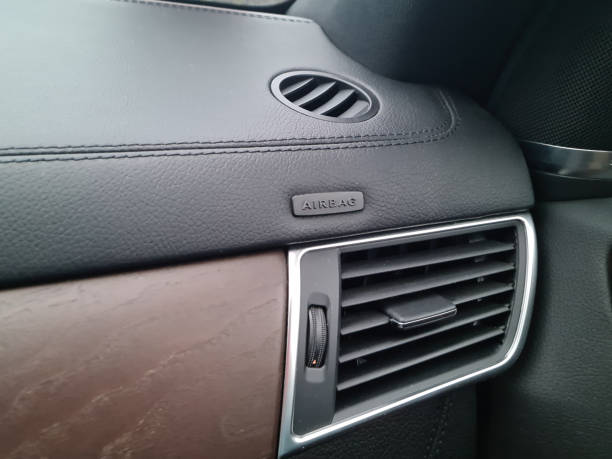 istock Car dashboard and air conditioning system and airbag panel 1441847392