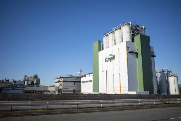 cargill maize starch processing plant - cargill, incorporated imagens e fotografias de stock