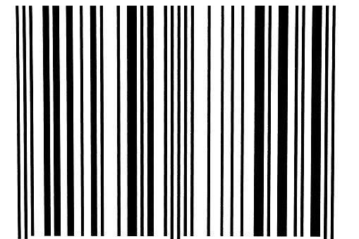 Th barcode icon. Black-striped code for digital identification