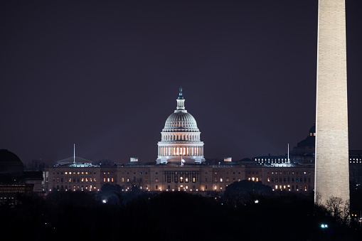 Capitol building and the National Mall - Washington DC