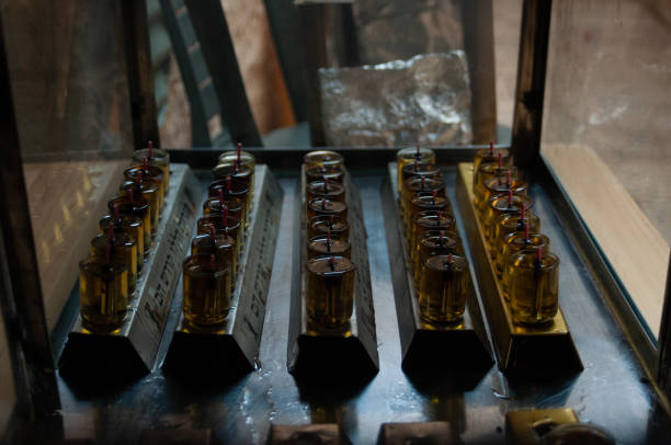 istock Hanukkah menorahs ready for lighting 1441857630