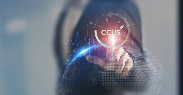 istock Carbon Capture, Utilization and Storage (CCUS) concept. Technology of CO2 capturing and store it underground or use it in other industrial production processes. Net zero target, limit global warming. 1441860728