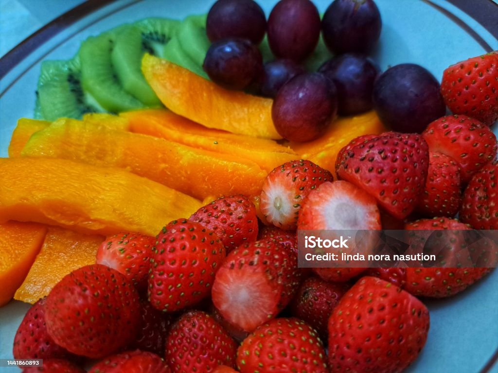 like a fruit painting delicious and nutritious Berry Stock Photo