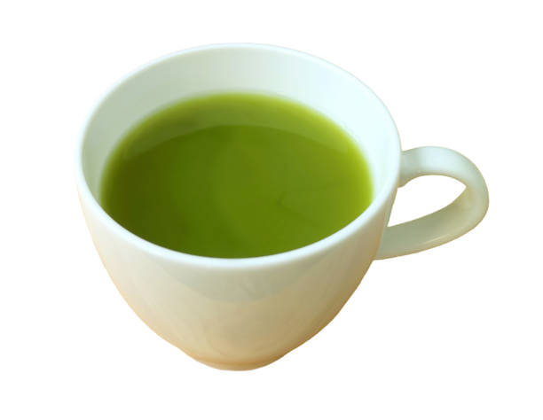 istock A Cup of Hot Matcha Green Tea Isolated on White Background 1441872044