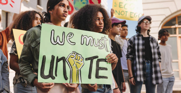 istock Climate strike in the city 1441874745
