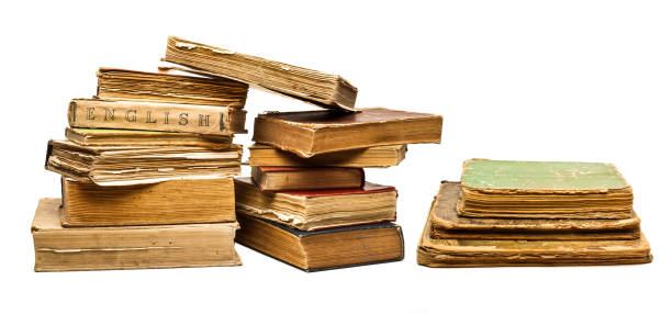 istock Set of old vintage books 1441875373