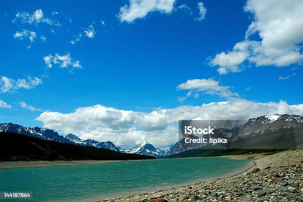 Glacier National Park - Fotografie stock e altre immagini di Ambientazione esterna - Ambientazione esterna, Blu, Cielo