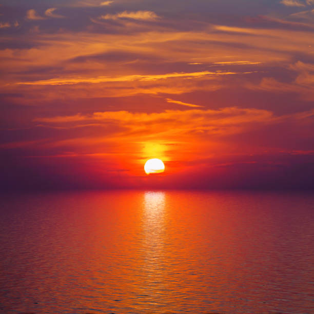 istock Sunset over the sea 1441878654