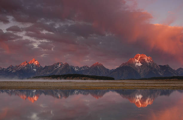 istock Sunrise at Jackson Lake 144188091