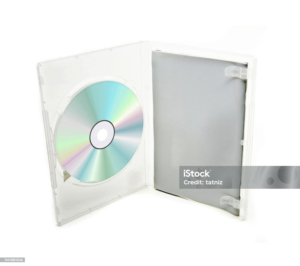 Cd Disk Box Blank Box And Cd Or Dvd Disk Stock Photo - Download Image Now - Art ...