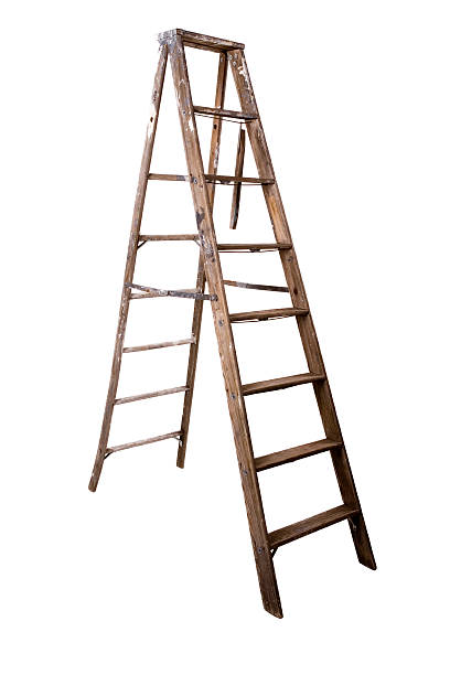 istock Old Wooden Ladder 144188228