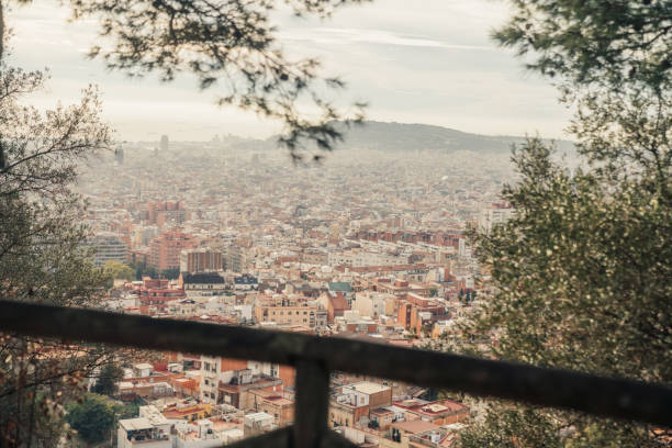 istock Aerial view of Barcelona 1441883552