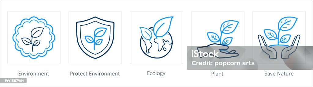 Protecting Environment Icon Environment Protect Environment Stock Illustration - Download Image Now ...