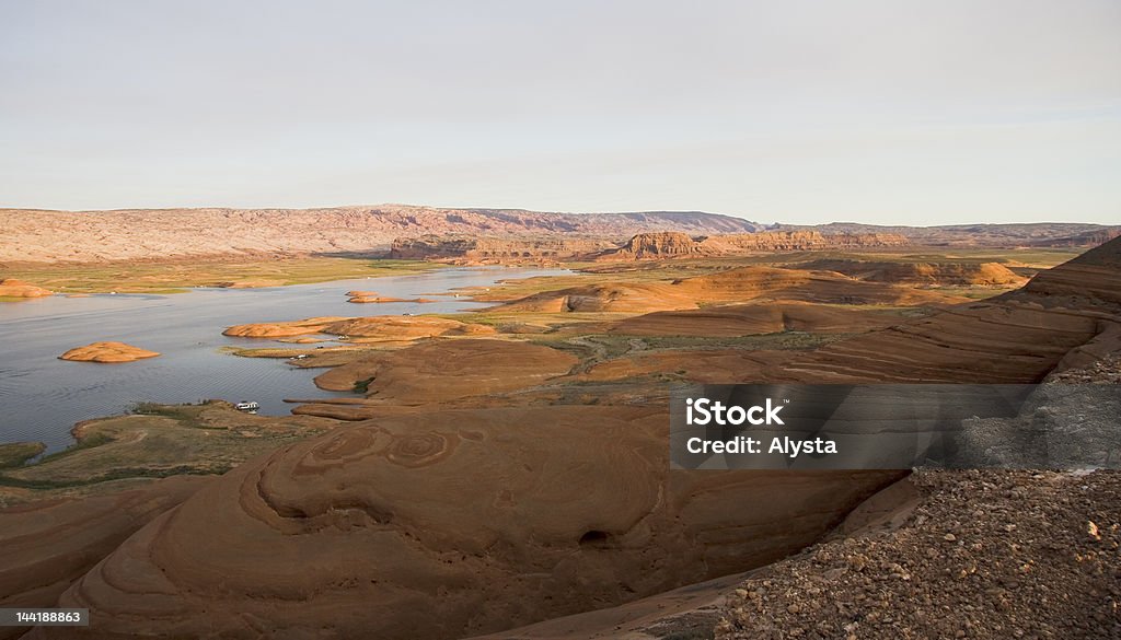 Озеро Powell Fin скал и воды - Стоковые фото Без людей роялти-фри