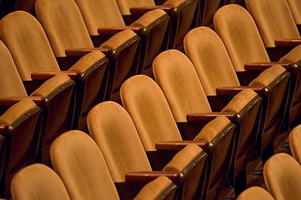 Symphony Seats Empty auditorium seats await the audience aegis stock pictures, royalty-free photos & images