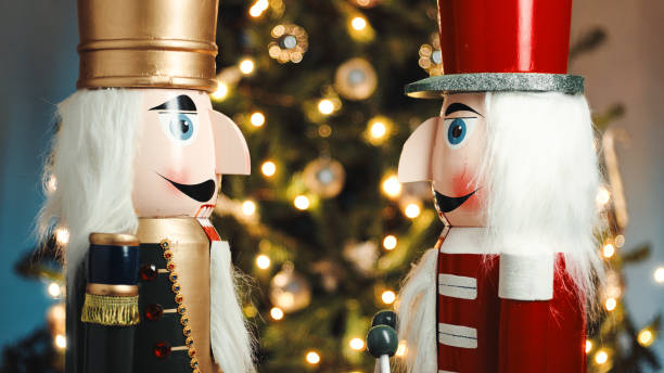 istock The nutcrackers soldiers near the Christmas tree 1441898818