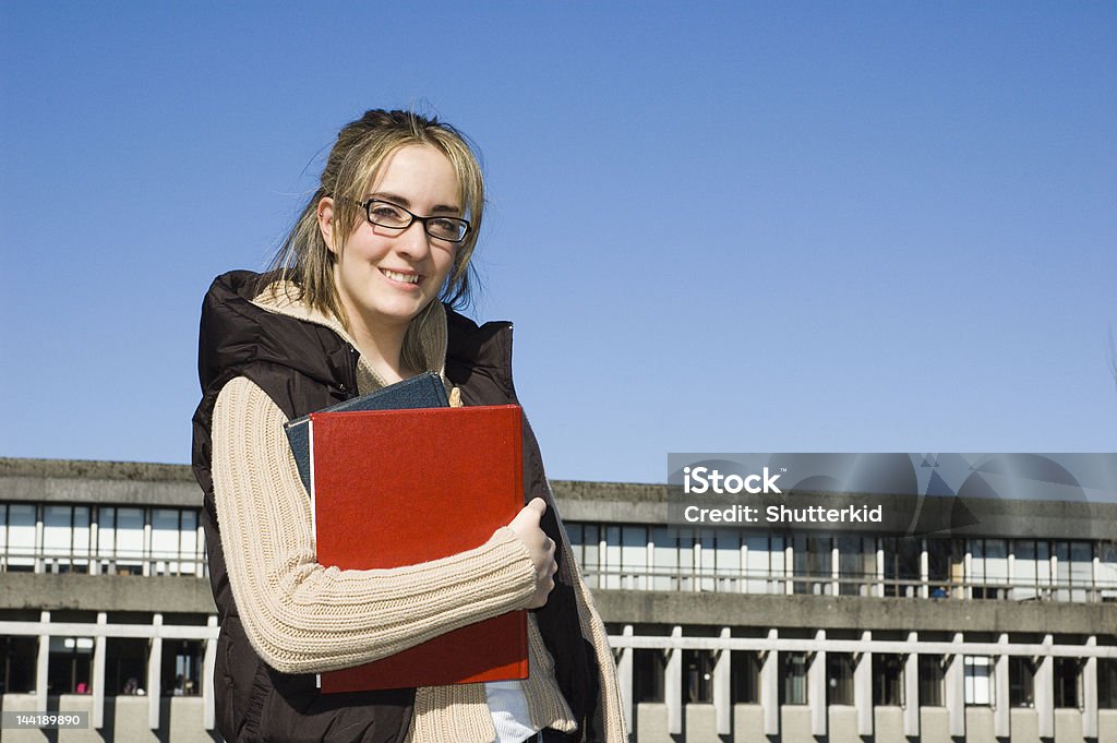 Aluno com os livros - Royalty-free 16-17 Anos Foto de stock