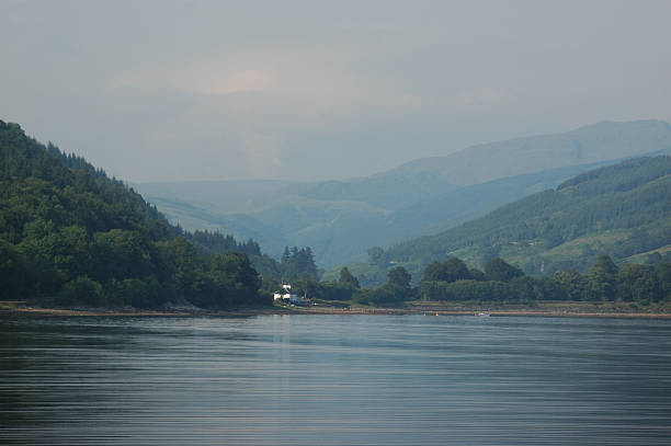 Loch near Inverary, Scotland stock photo