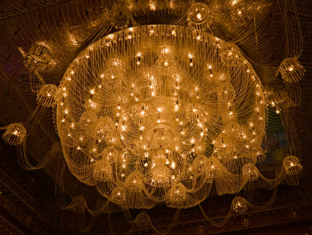 istock electric chandelier used for interior decoration in durga puja 1441906856