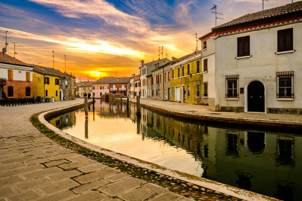 istock historic old town of Comacchio in italy 1441908103
