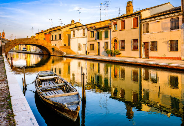 istock historic old town of Comacchio in italy 1441908263