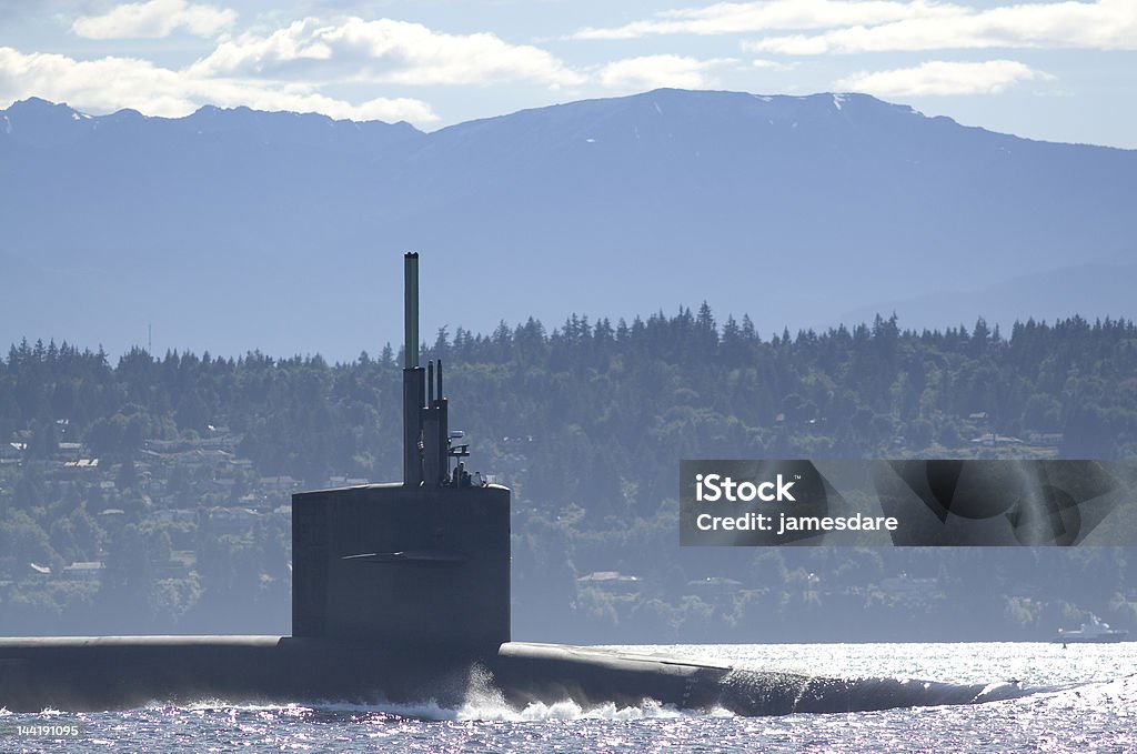 USS Alaska Marine Sub - Lizenzfrei Unterseeboot Stock-Foto