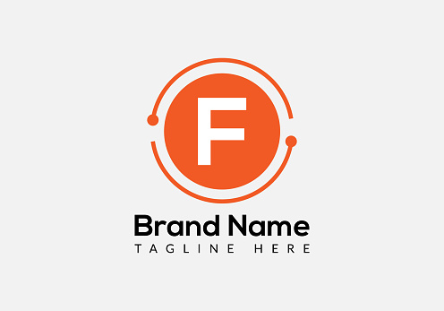 Abstract F letter modern initial lettermarks logo design