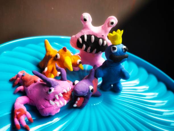 istock Collection of all monsters from handcraft 1441915178