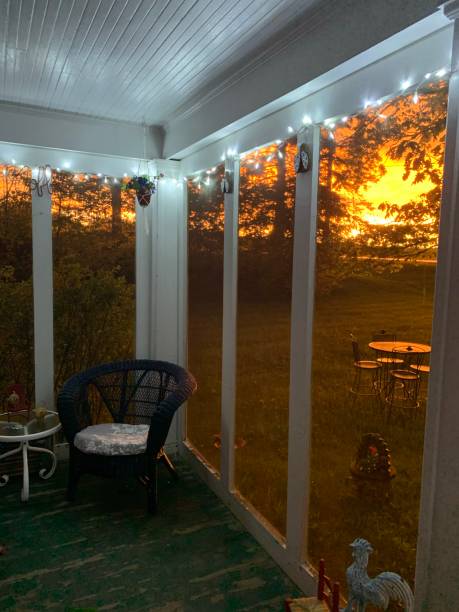 istock Sunset On The Porch 1441915195
