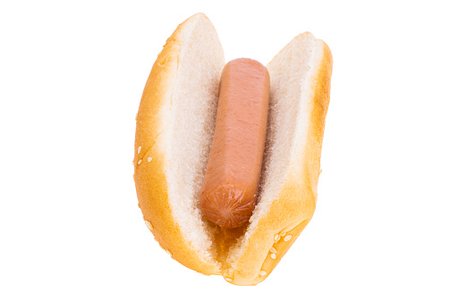 hot dog isolated on white background