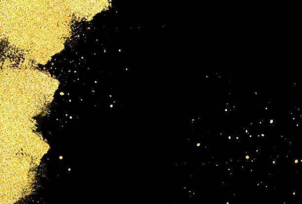 istock Background illustration of beautiful glittering stars 1441919244