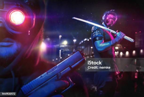 Science Fiction Stock Photo - Download Image Now - Manga Style, Futuristic, Artificial Intelligence
