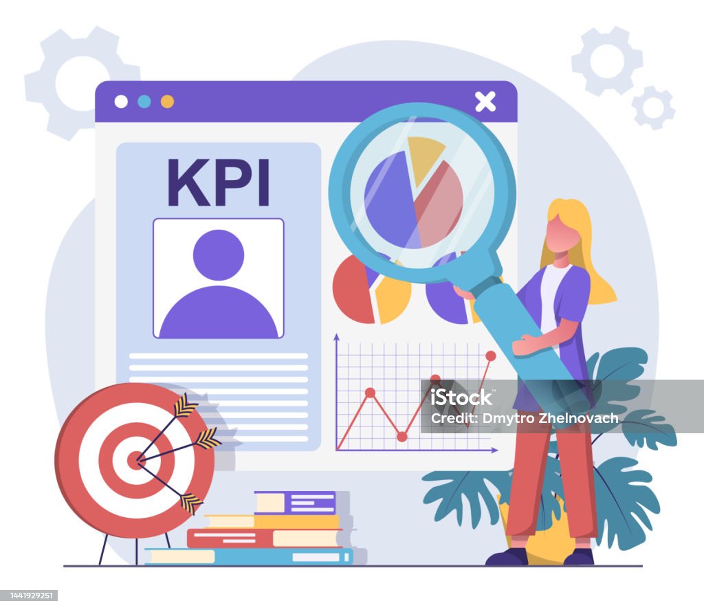 Key Performance Hr Key Performance Indicators Hr Analyzes Employees Kpi Stock Illustration ...