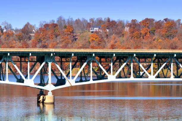 istock Ices ferry bridge, Cheat lake, West Virginia 1441929759