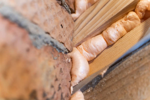 istock The gap is filled with mounting foam close-up 1441930700