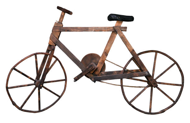 istock Old wooden bike 1441935128