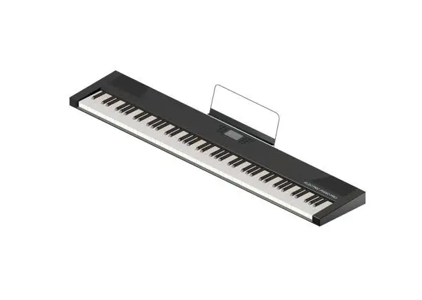 Vector illustration of Electric piano.