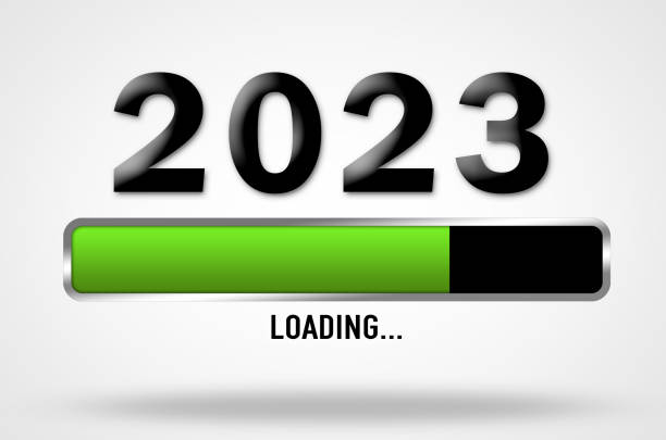 istock New Year 2023 coming, loading bar illustration 1441938609